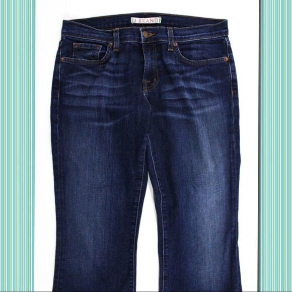 J Brand Blue Dark Wash Bootcut Jeans 28 - Picture 2 of 6